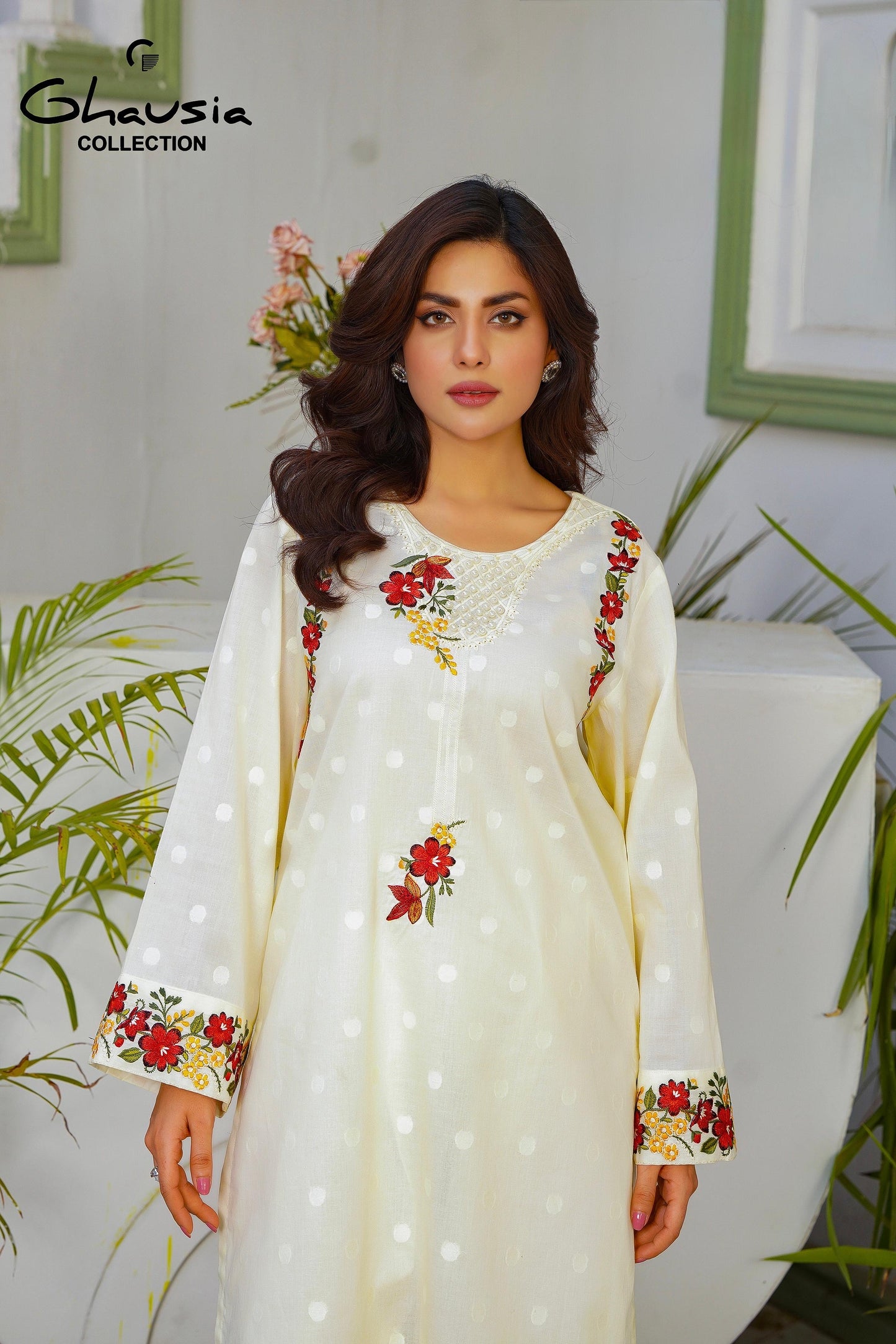 Lawn Embroidered Kurta 2P - G2085