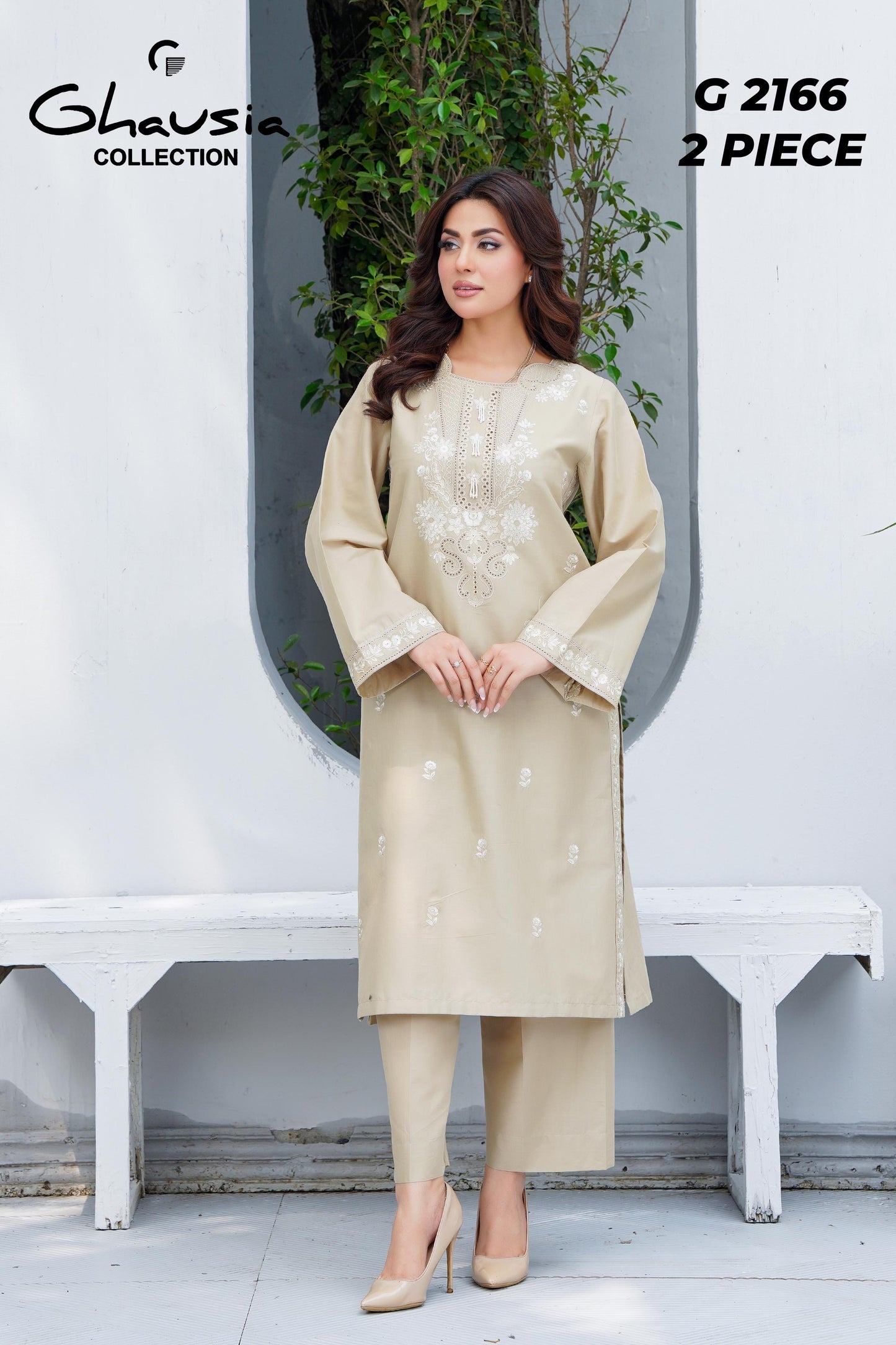 Lawn Embroidered Kurta 2P - G2166