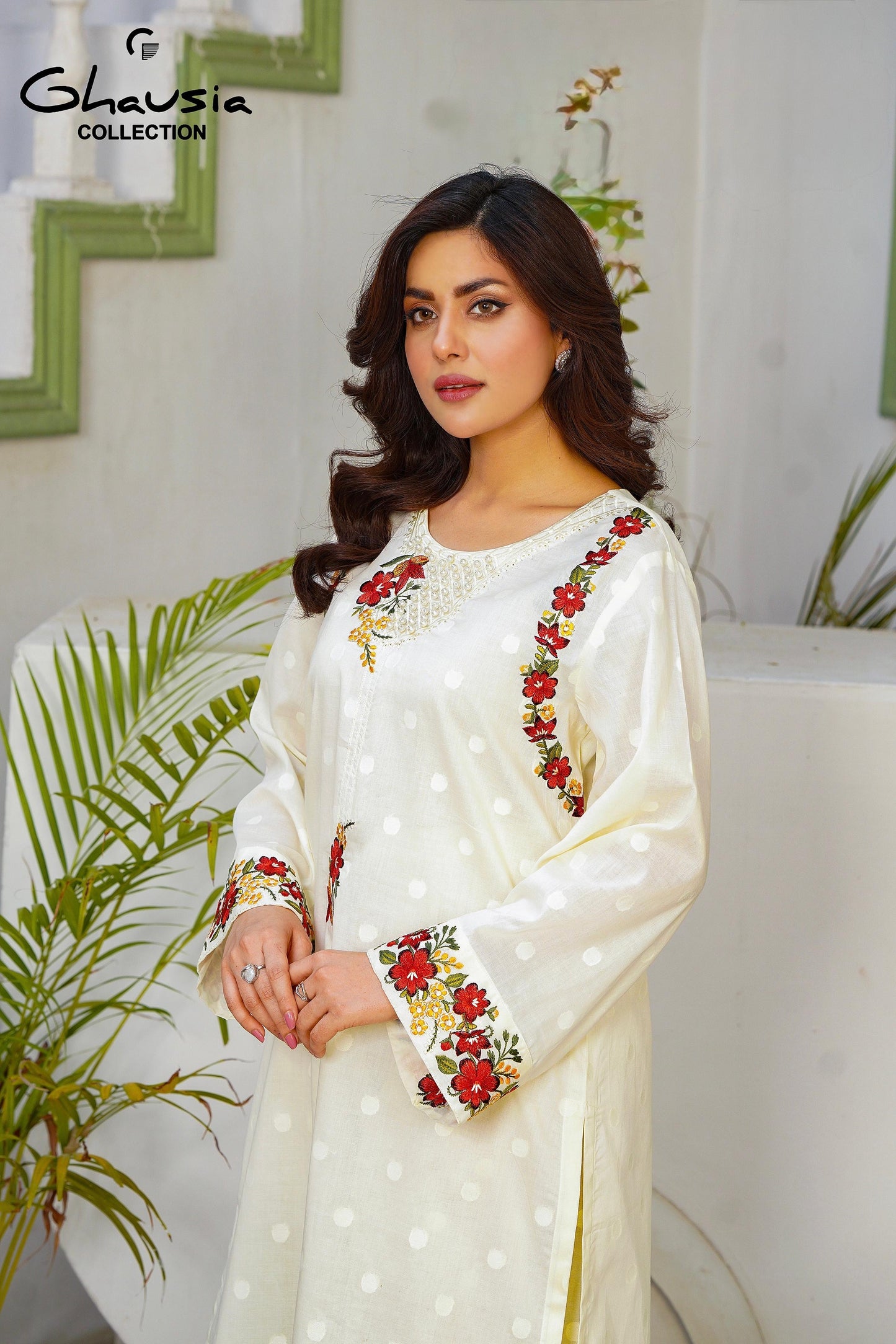 Lawn Embroidered Kurta 2P - G2085