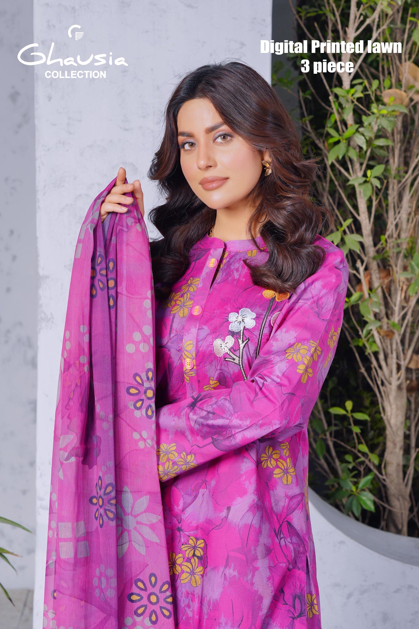 Lawn Digital Print Kurta 3P