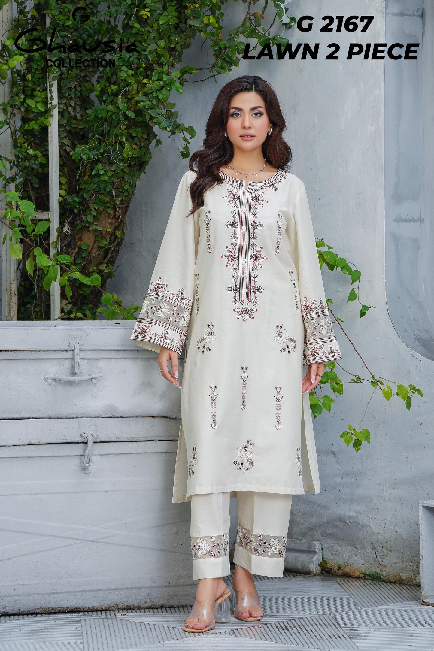 Lawn Embroidered Kurta 2P - G2167