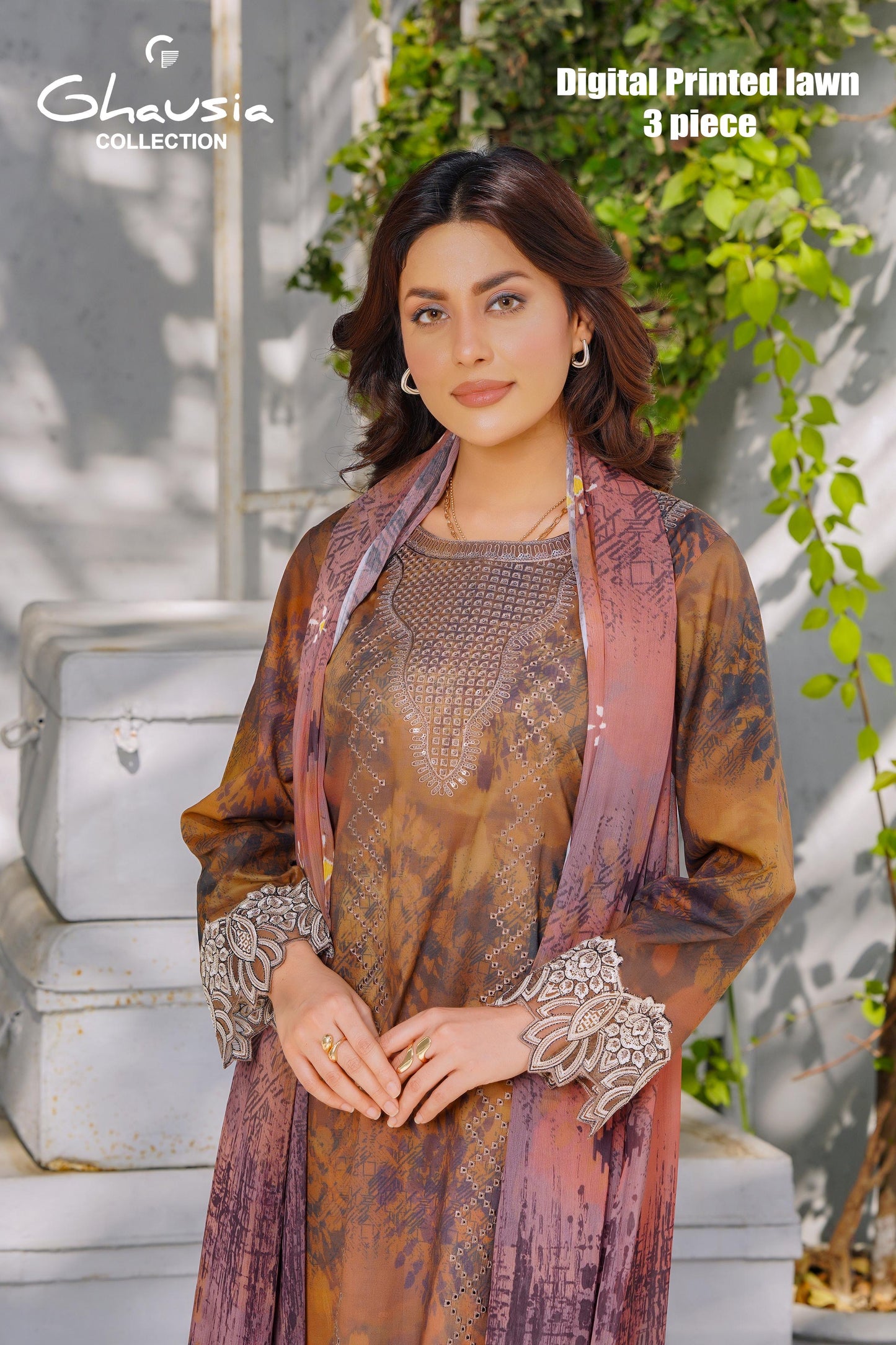 Lawn Digital Print Kurta 3P