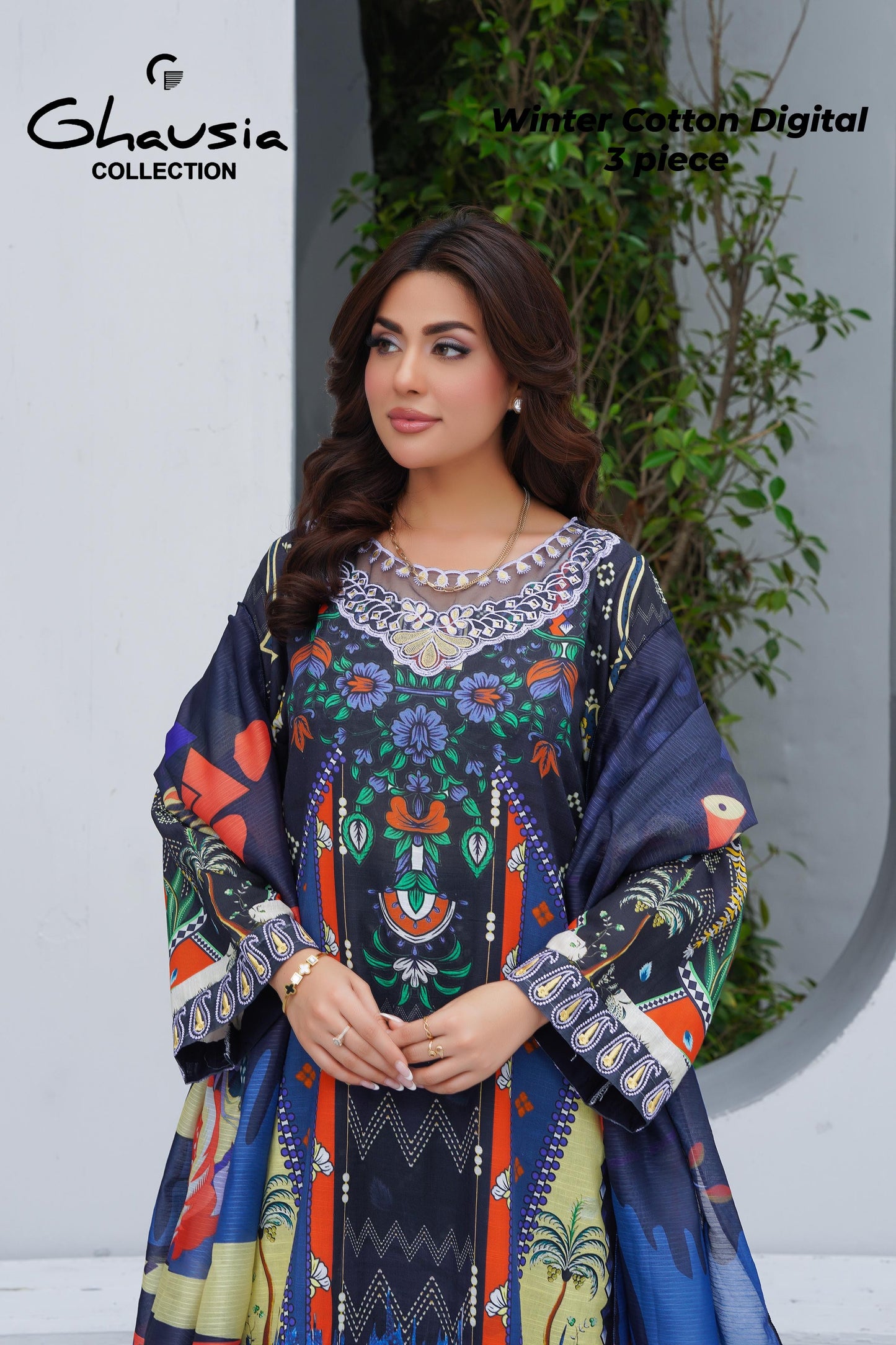 Winter Digital Cotton 3 Piece