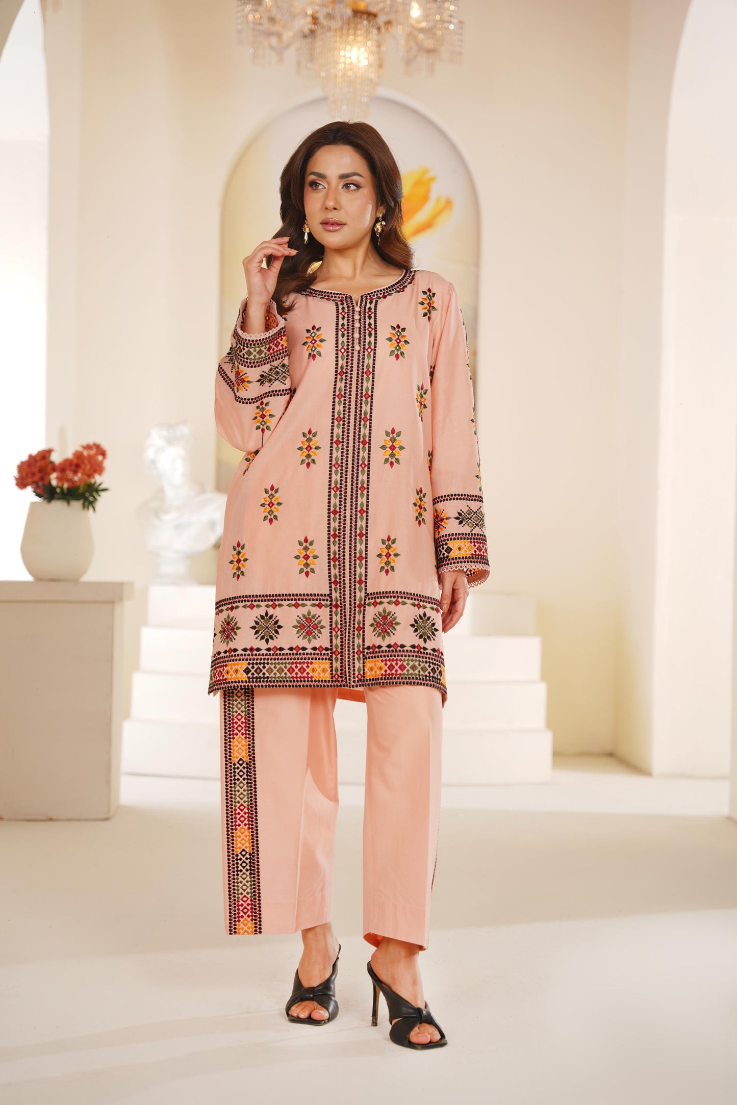 Lawn Embroidered Kurta 2P - G2278