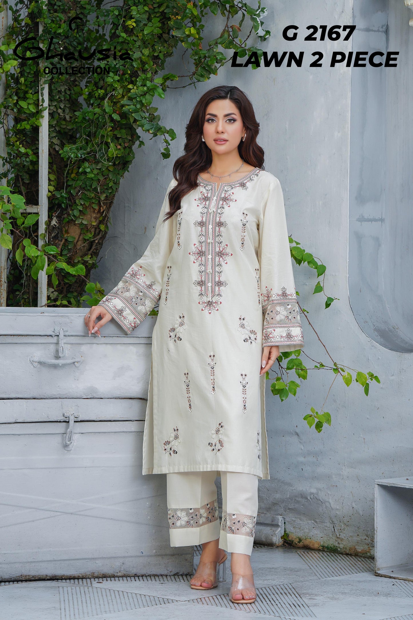 Lawn Embroidered Kurta 2P - G2167