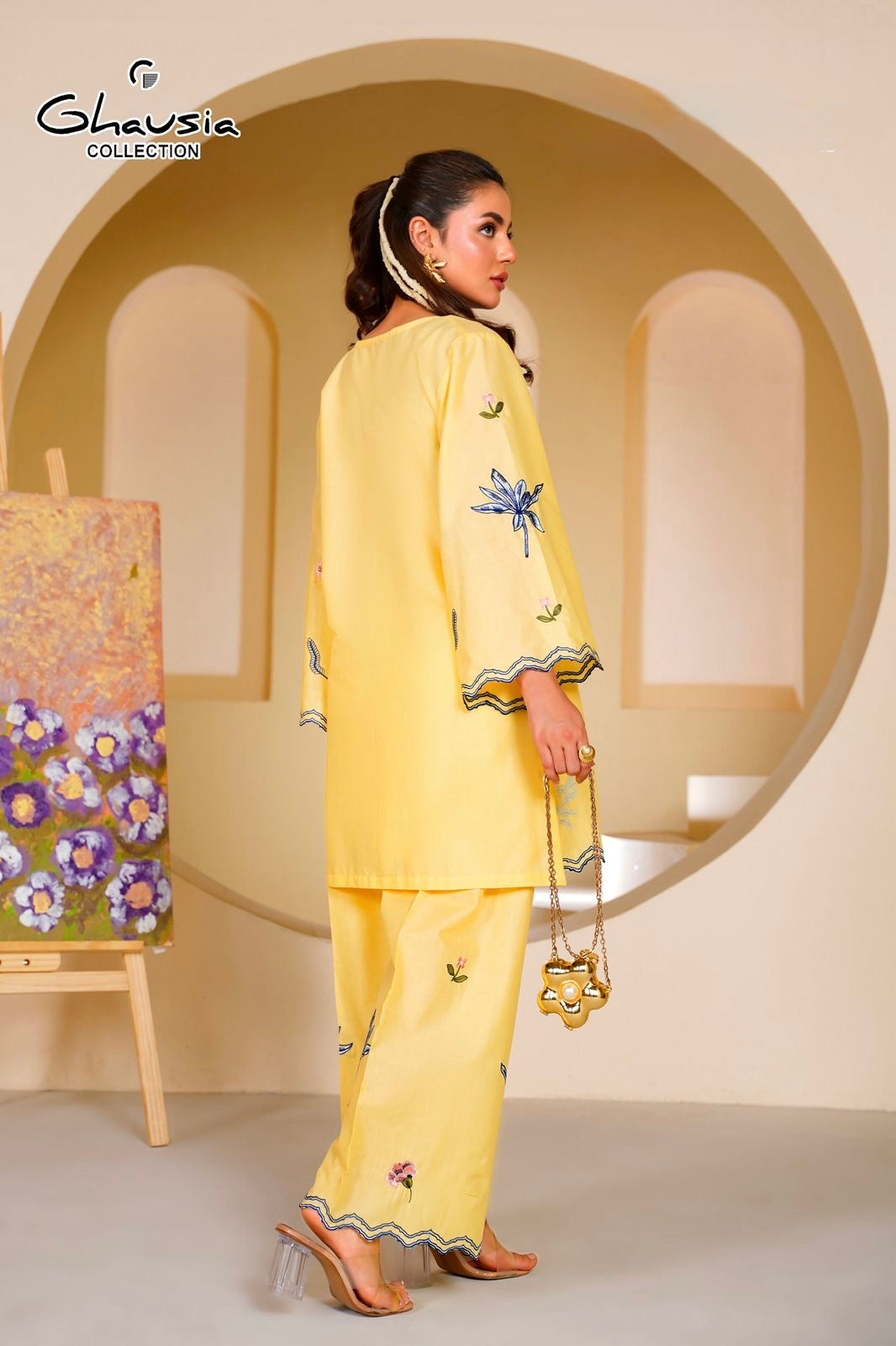 Lawn Embroidered CO-ORD Set 2P - G2346