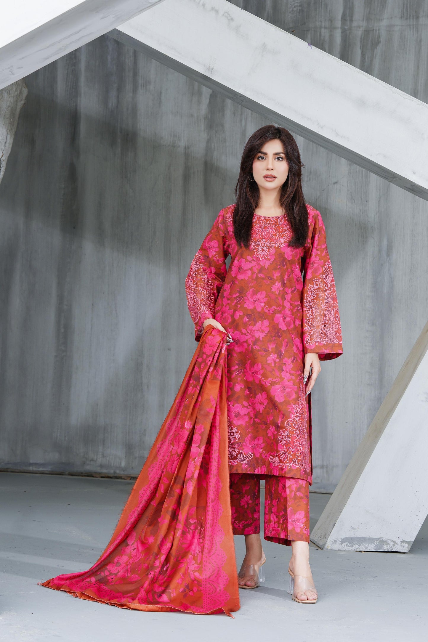 Lawn Digital Print Kurta 3P
