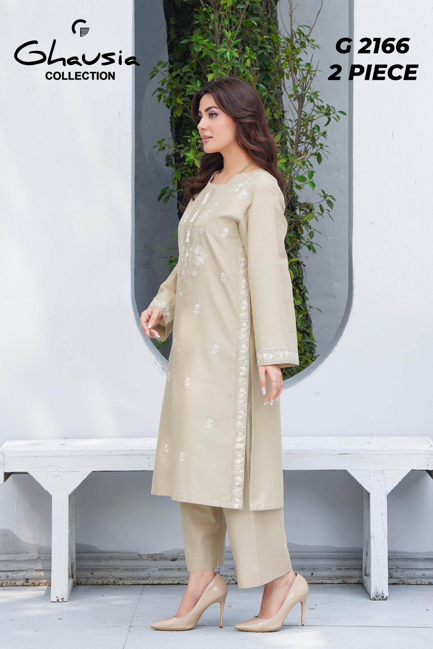 Lawn Embroidered Kurta 2P - G2166