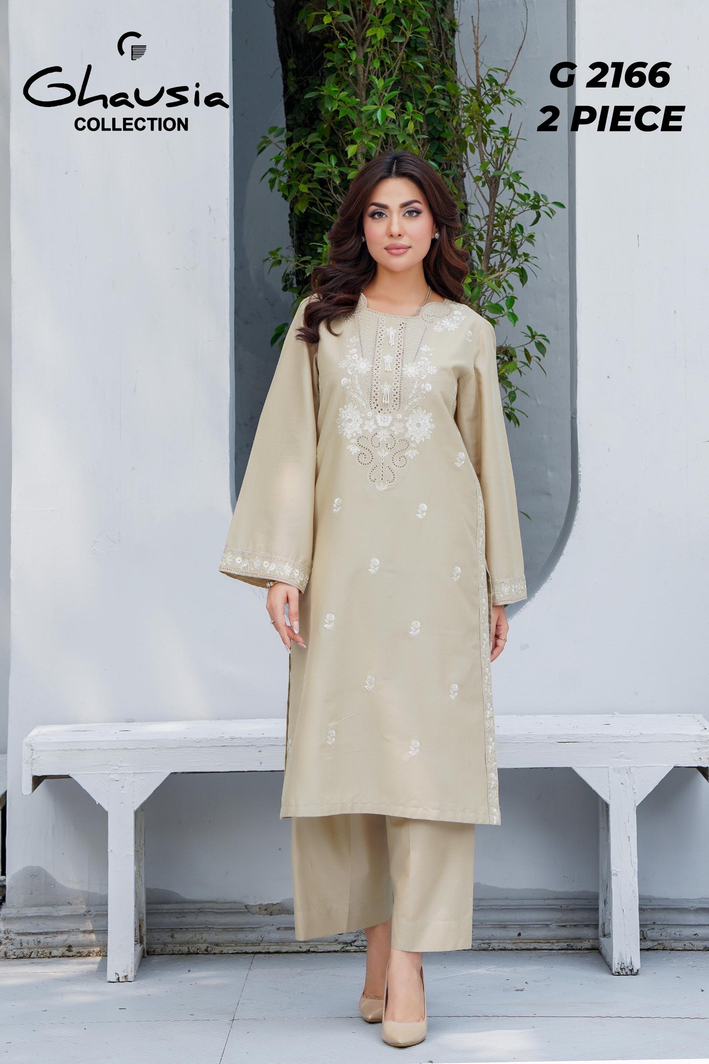 Lawn Embroidered Kurta 2P - G2166