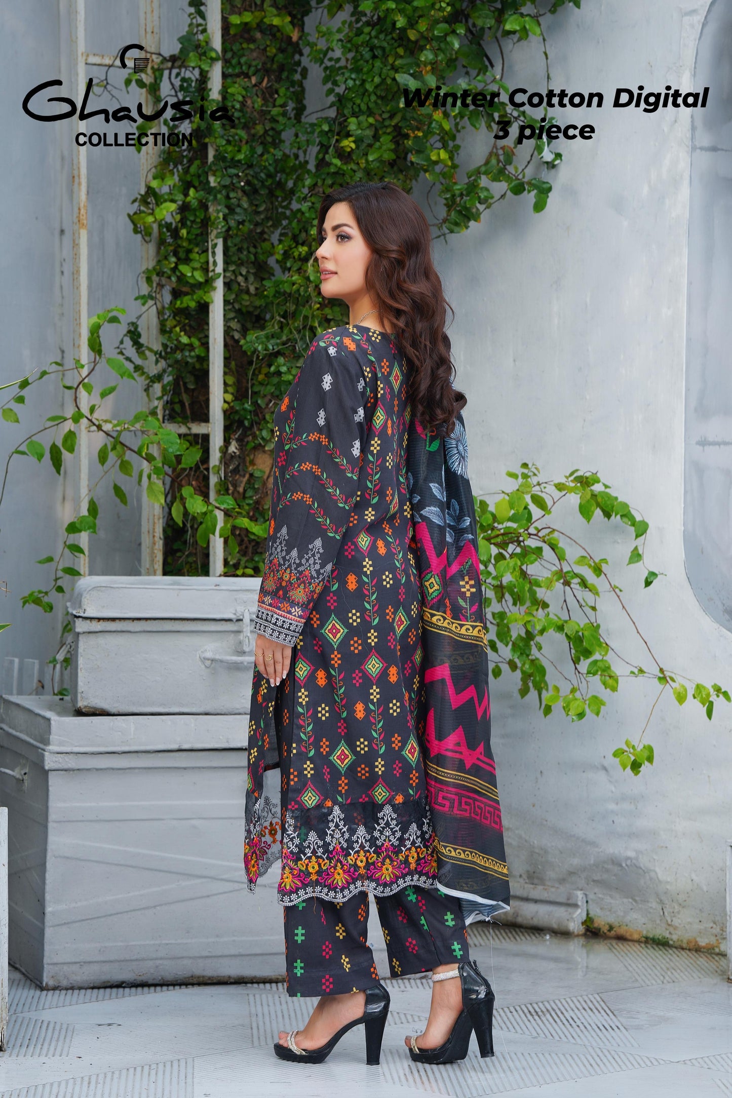 Winter Digital Cotton 3 Piece