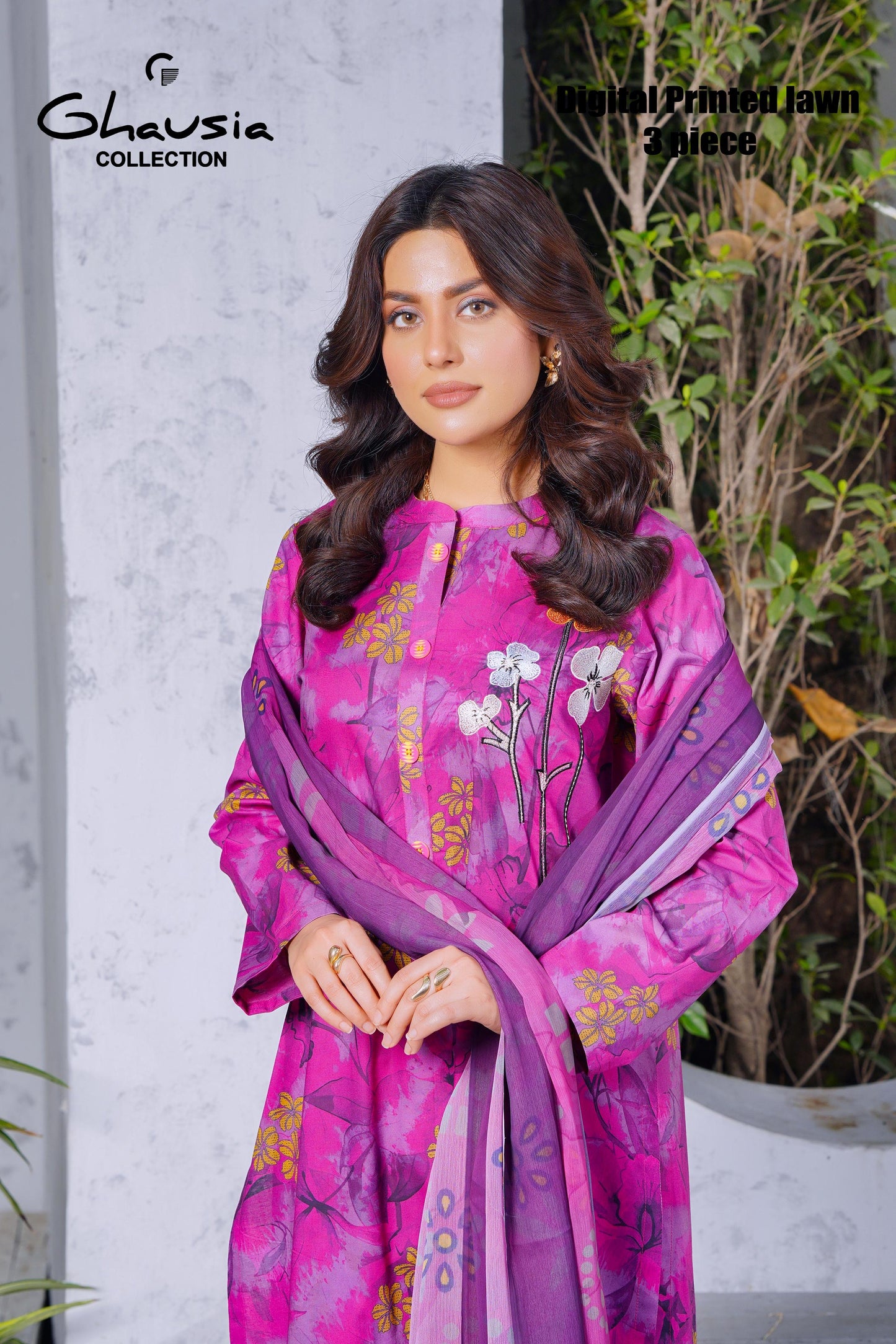 Lawn Digital Print Kurta 3P