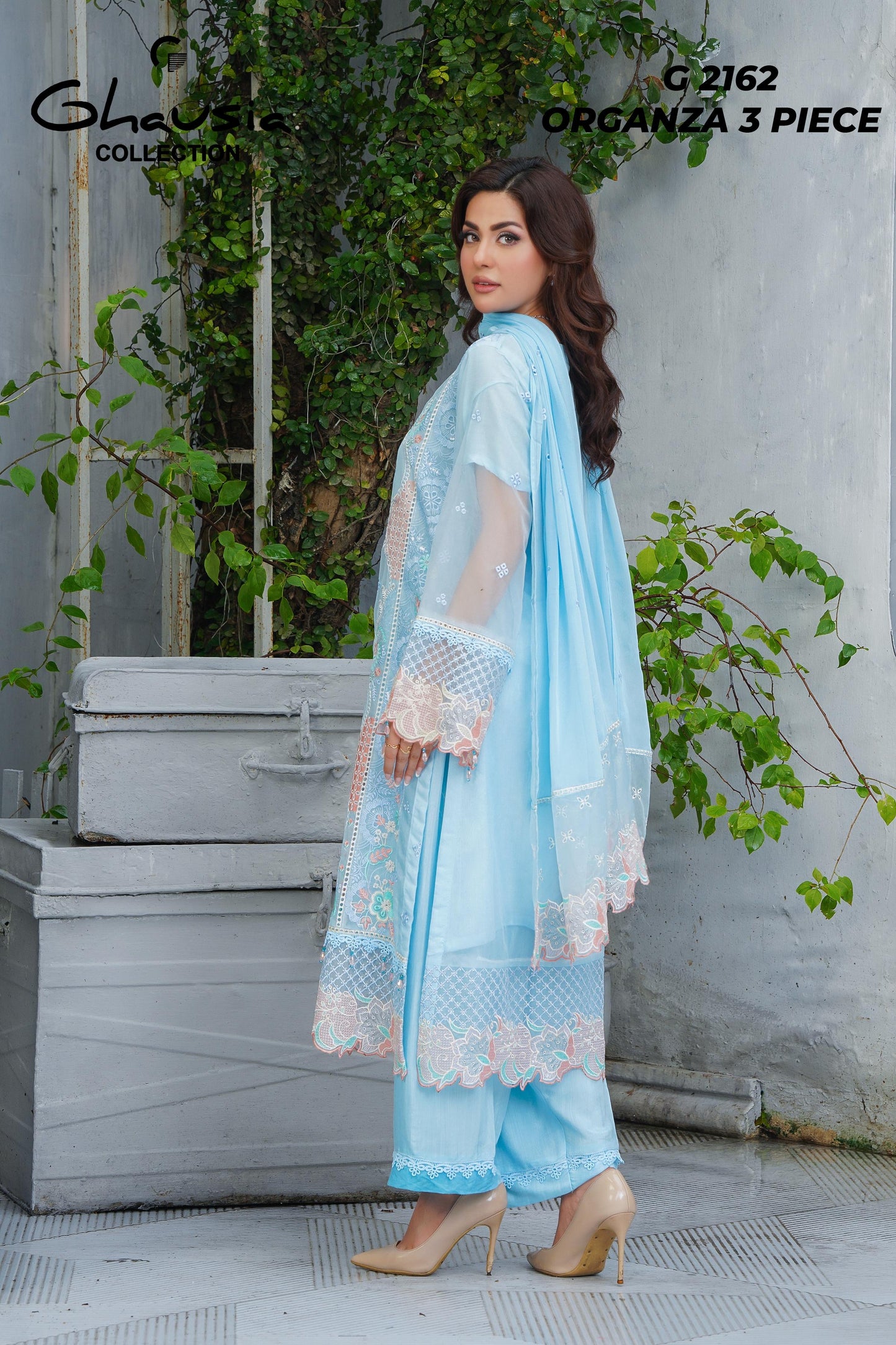 Organza Silk 3 Piece - G2162