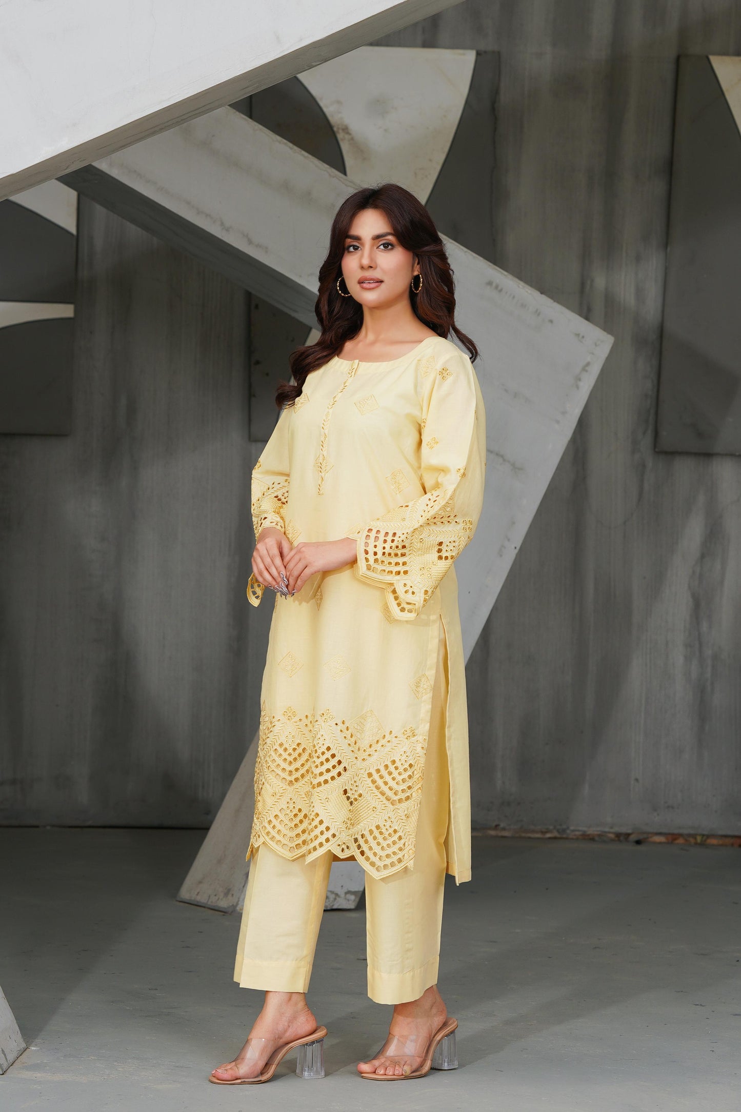 Lawn Embroidered Kurta 2P