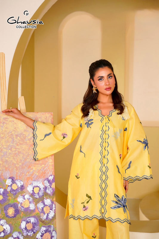Lawn Embroidered CO-ORD Set 2P - G2346