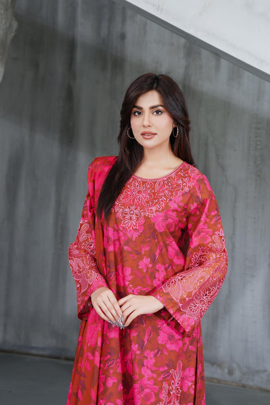 Lawn Digital Print Kurta 3P
