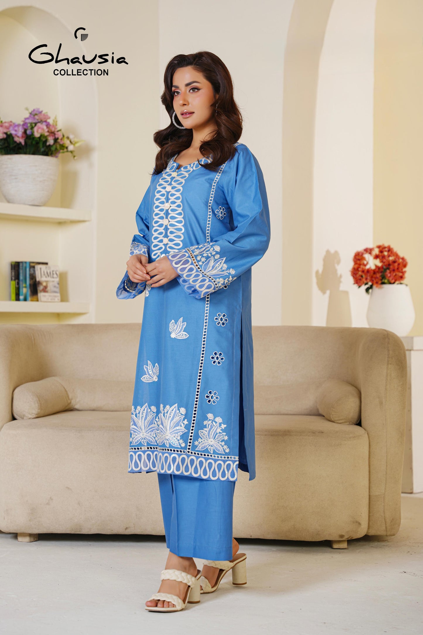 Lawn Embroidered Kurta 2P - G2281