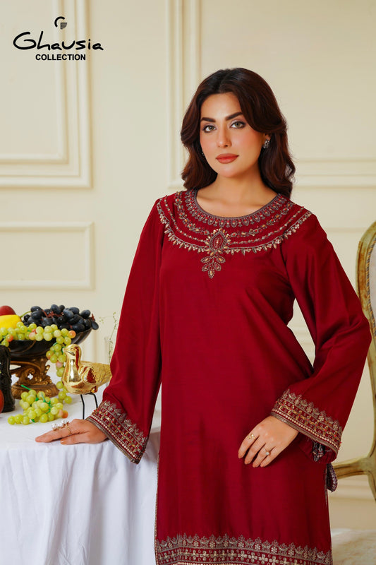 Viscouse Embroidered 2pc - G2180