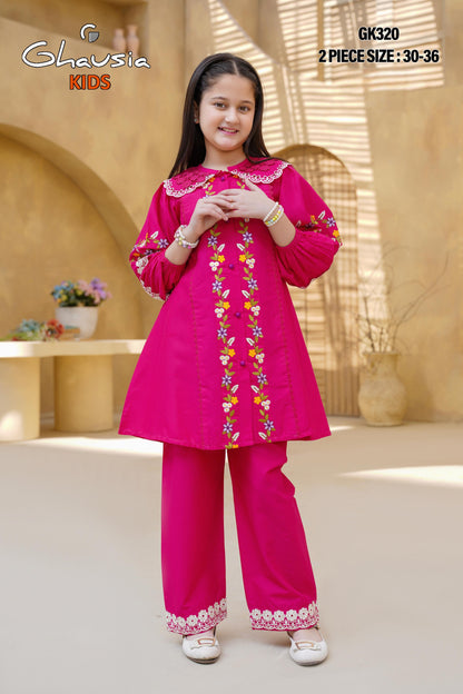 Kids Embroidered Lawn Kurta 2P - GK320