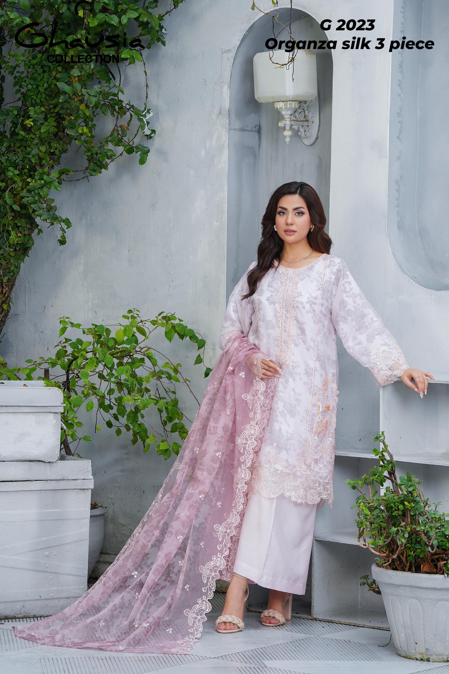 Organza Silk 3 Piece - G2023