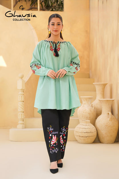 Cotton Embroidered Top 1P - G2244