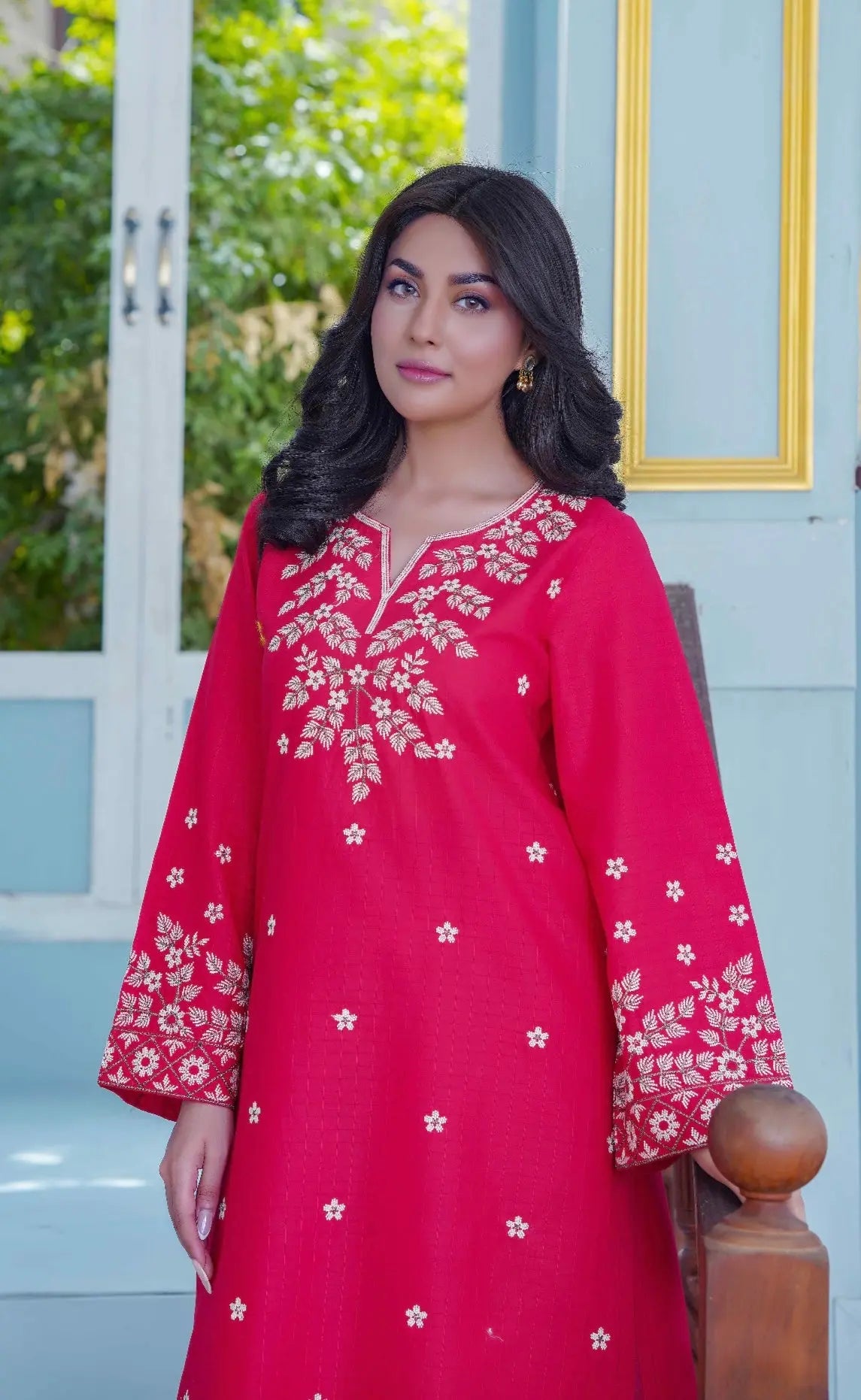 Lawn Embroidered 2p - G1871 Ghausia Collection