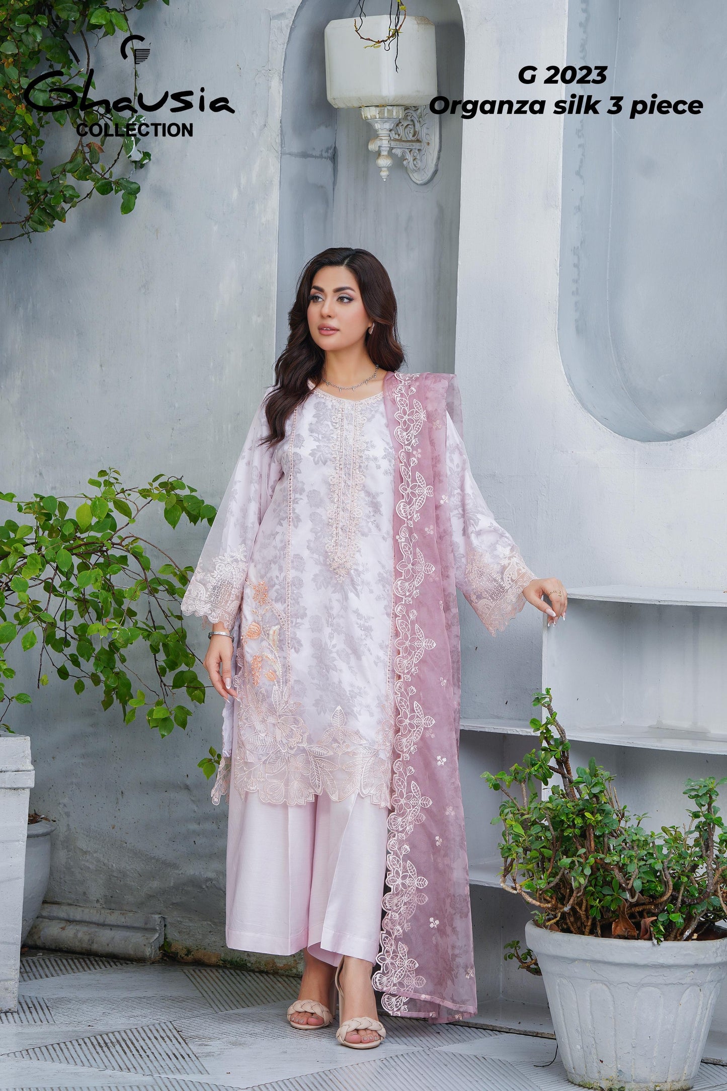Organza Silk 3 Piece - G2023