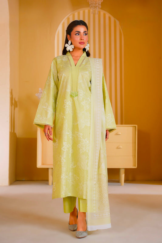 Lawn Embroidered Kurta 3P - G2399