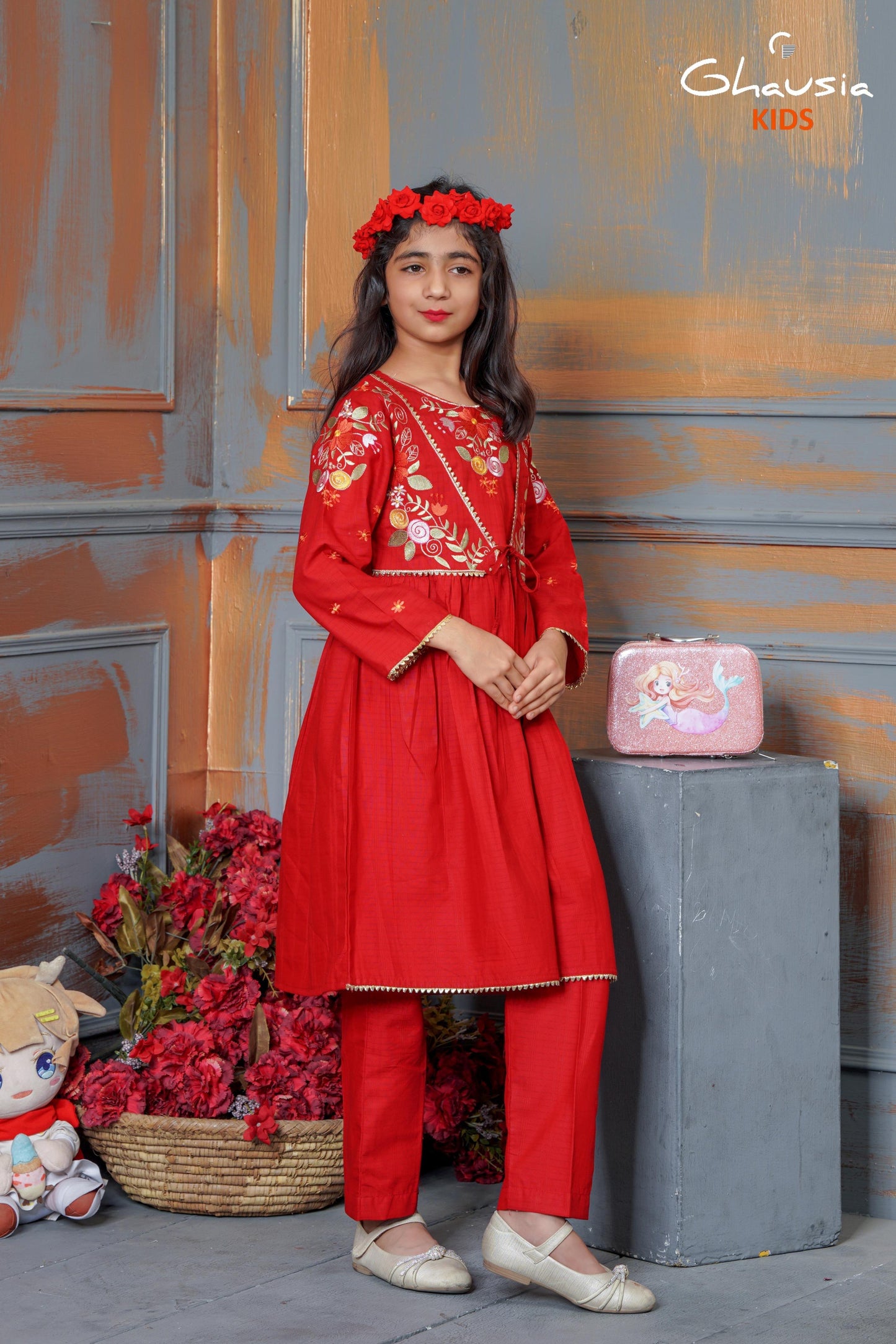 Kids Embroidered frock - K002