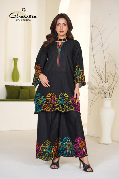 Lawn Embroidered kurti 2P - G2299
