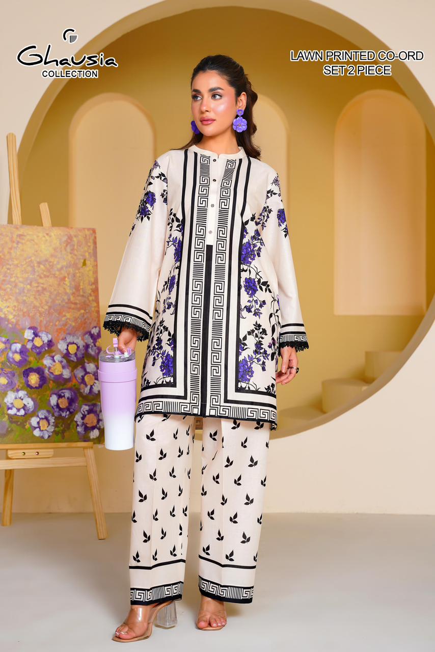 Printed Lawn Kurta 2 piece