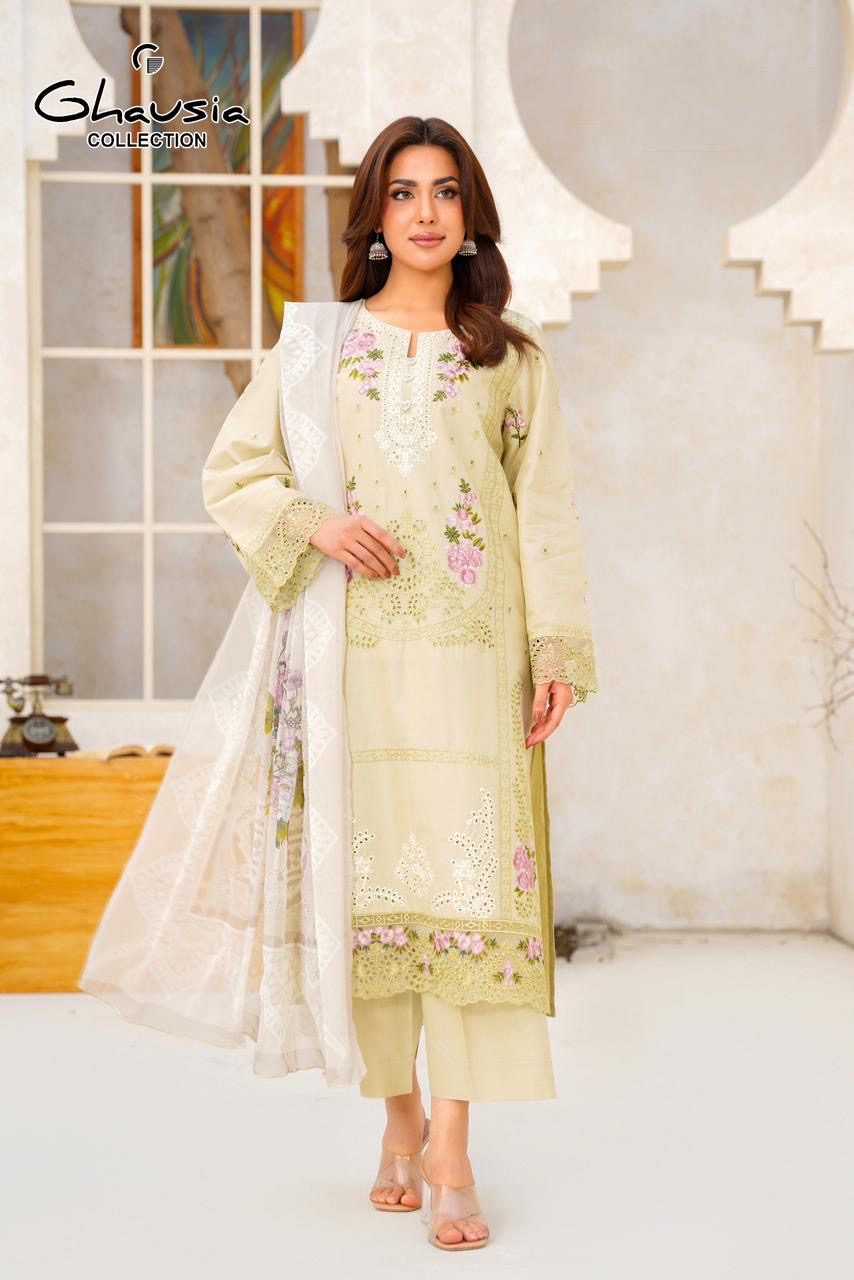 Lawn Embroidered Chikankari 3P - G2322