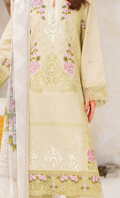Lawn Embroidered Chikankari 3P - G2322