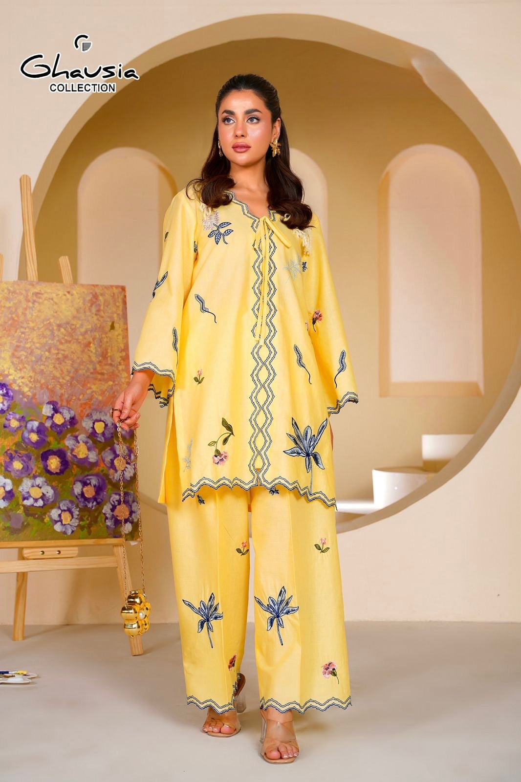 Lawn Embroidered CO-ORD Set 2P - G2346