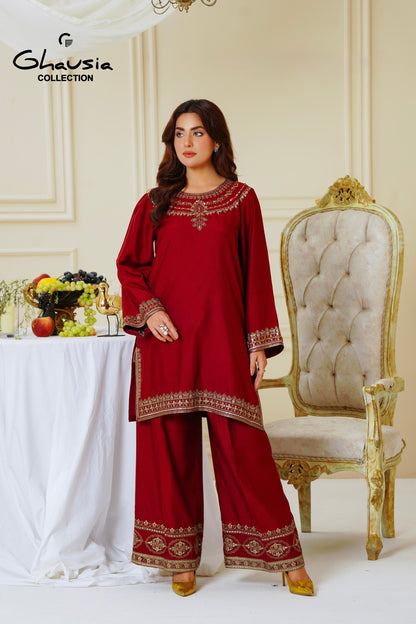 Viscouse Embroidered 2pc - G2180