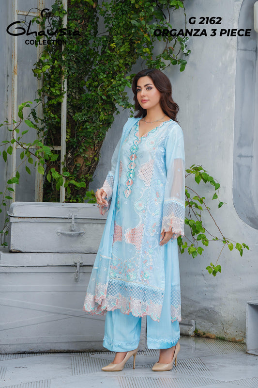 Organza Silk 3 Piece - G2162