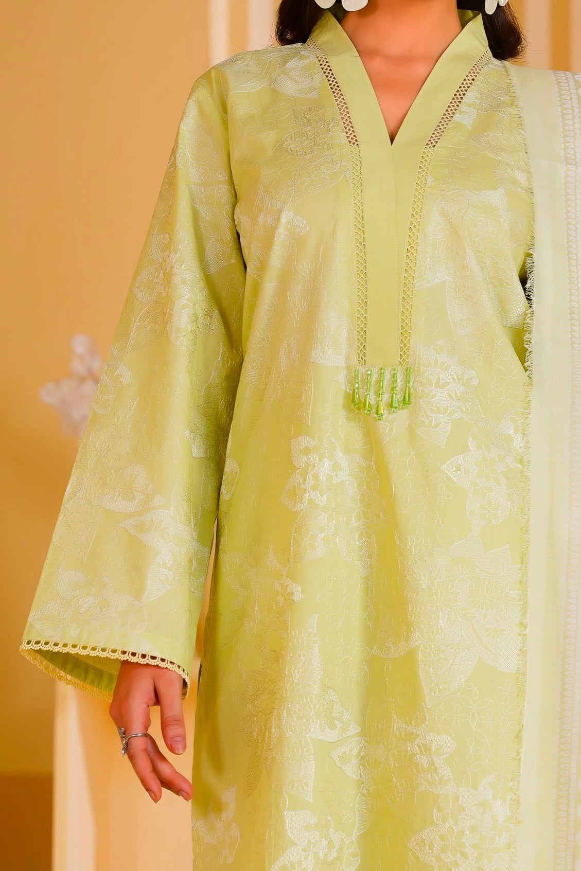 Lawn Embroidered Kurta 3P - G2399