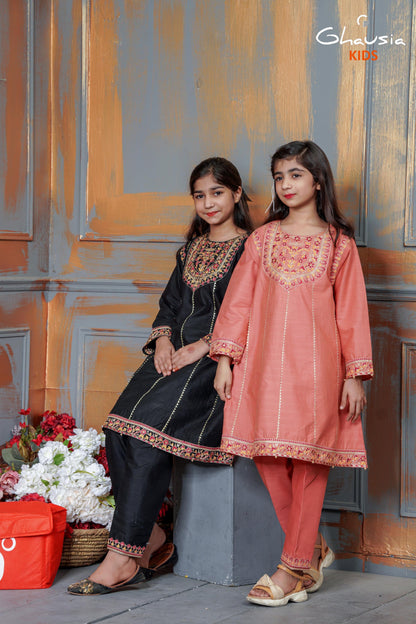 Kids Embroidered frock - K001