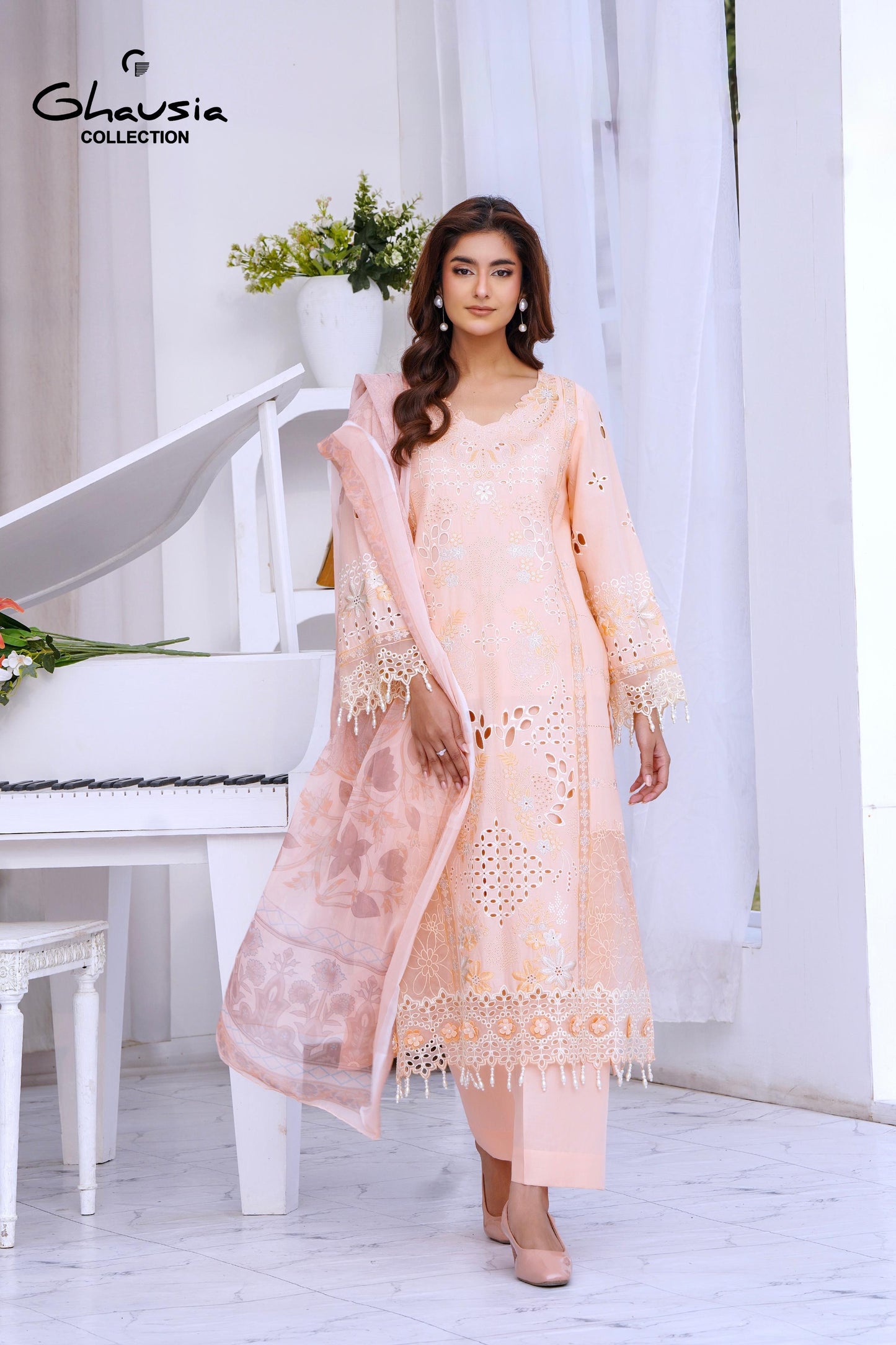 Lawn Embroidered Kurta 3P - G2160