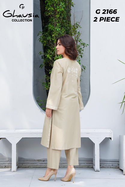 Lawn Embroidered Kurta 2P - G2166
