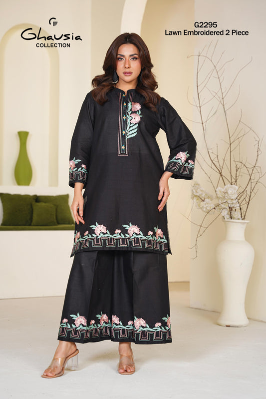 Lawn Embroidered Kurti 2P - G2295