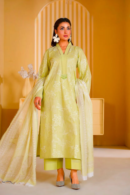Lawn Embroidered Kurta 3P - G2399