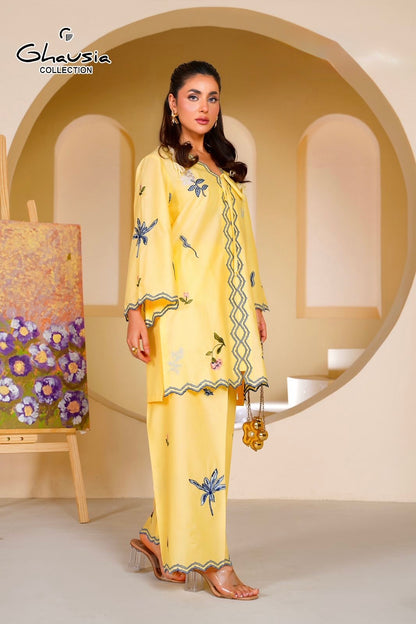 Lawn Embroidered CO-ORD Set 2P - G2346