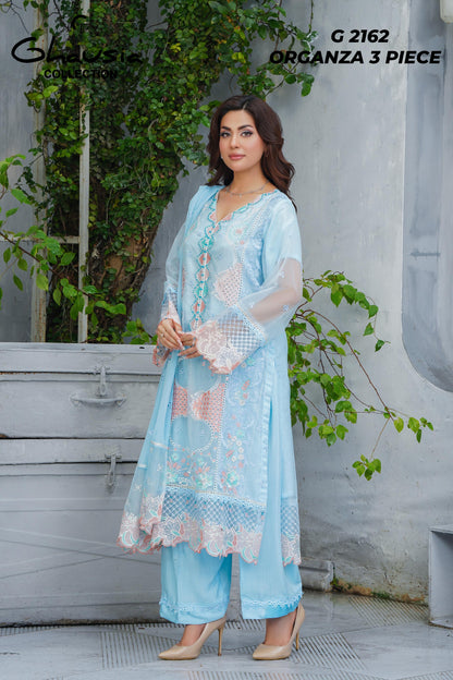 Organza Silk 3 Piece - G2162