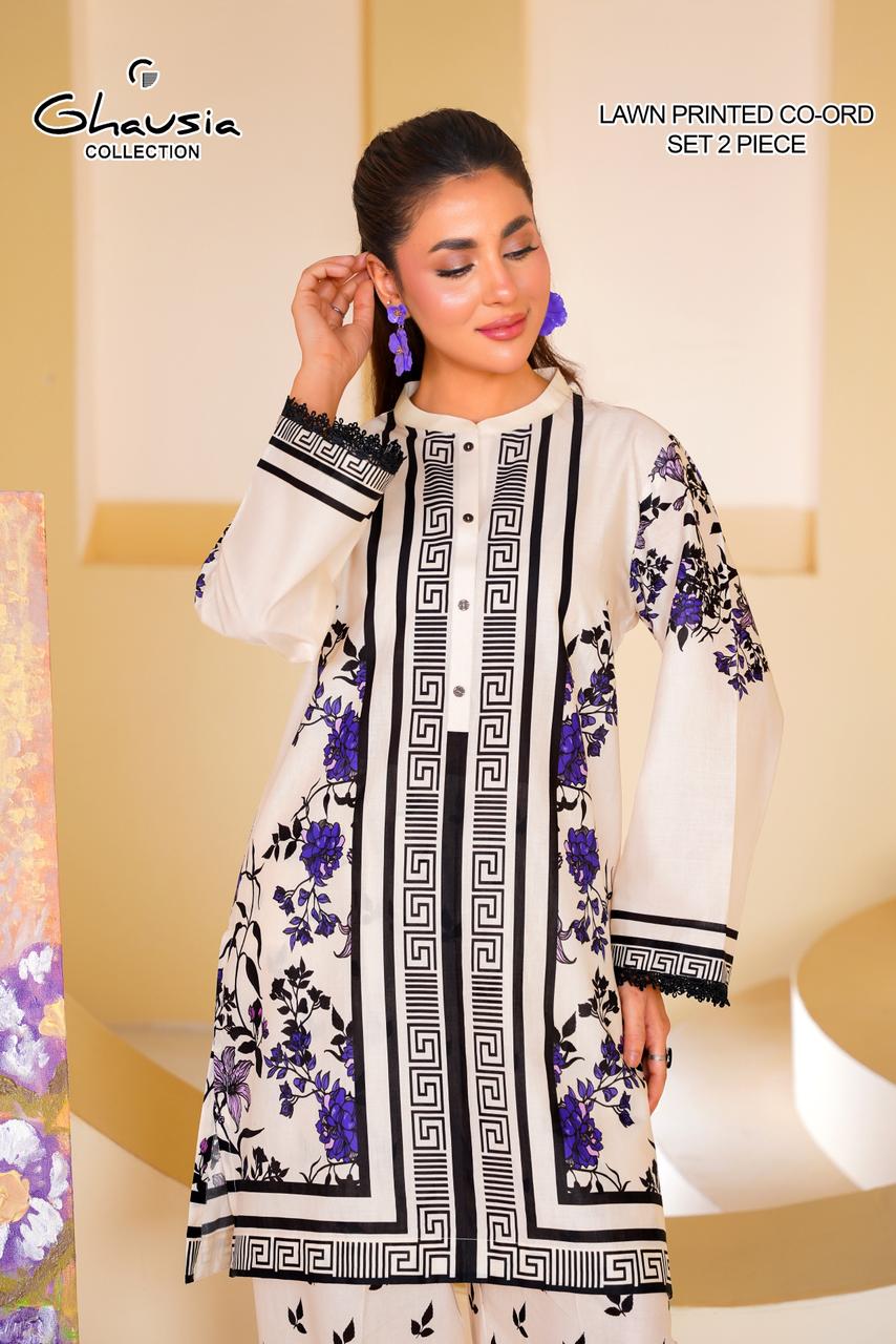Printed Lawn Kurta 2 piece