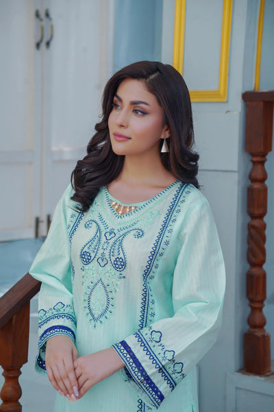 Embroidered Lawn 3p Ghausia Collection