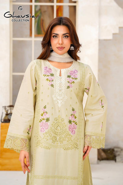 Lawn Embroidered Chikankari 3P - G2322
