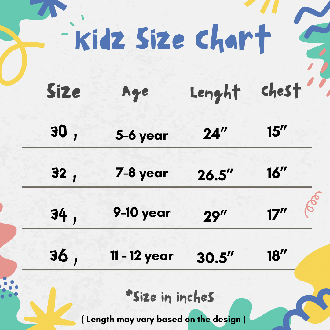Kids Embroidered Lawn Kurta 2P - GK327
