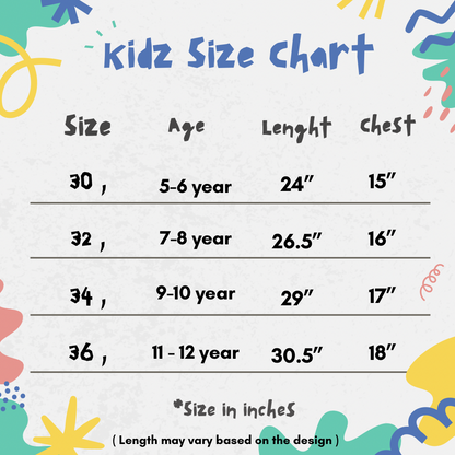 Kids Embroidered Lawn Kurta 2P - GK327
