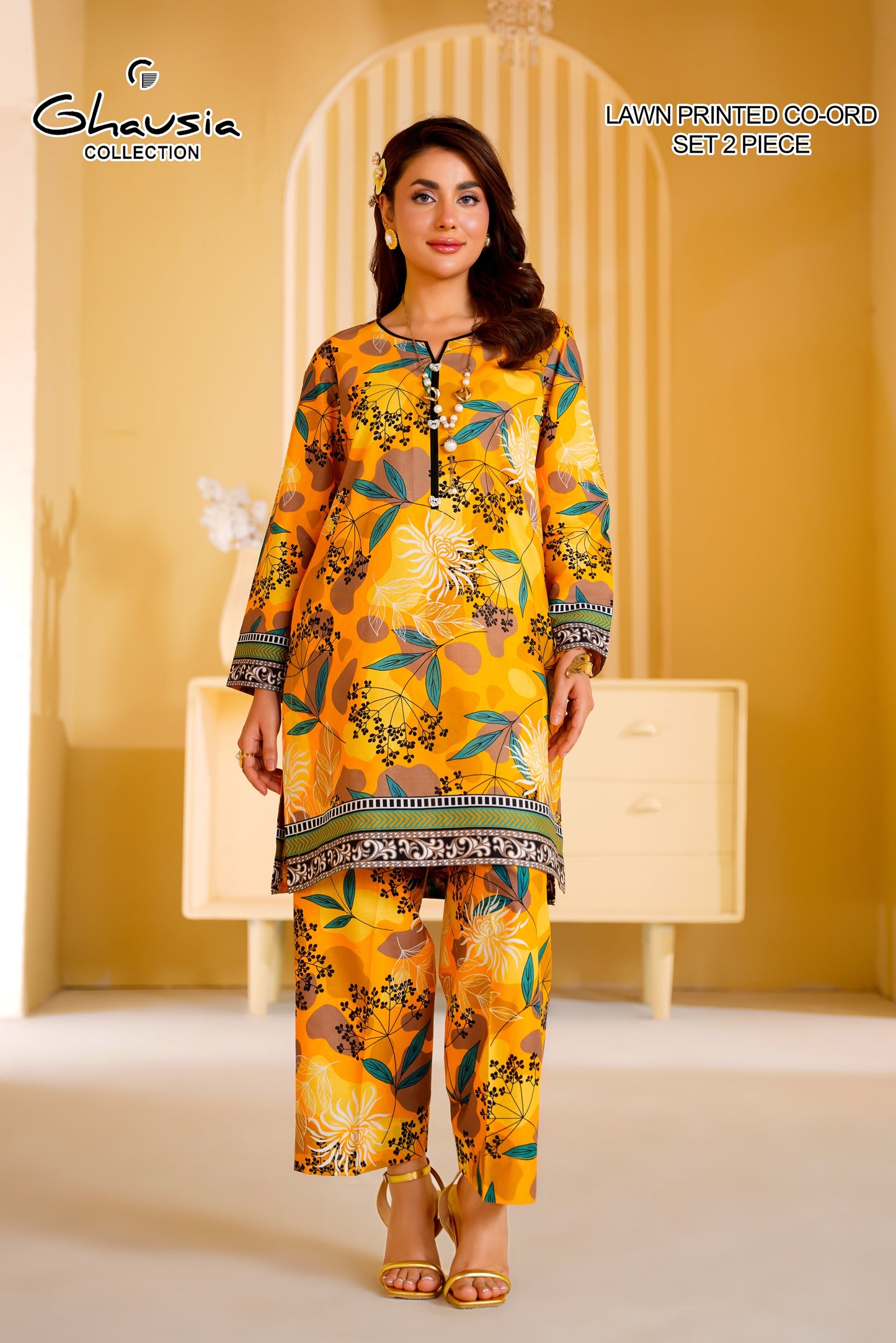 Printed Lawn Kurta 2 piece