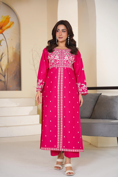 Lawn Embroidered Gown 2P - G2289